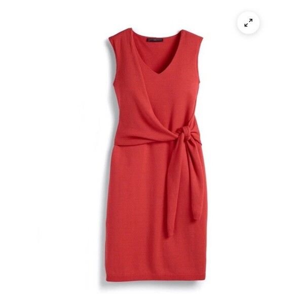 Peruvian Connection Harbor Island Midi Wrap Dress V Neck Sz M - Color Sorbet - Picture 2 of 6